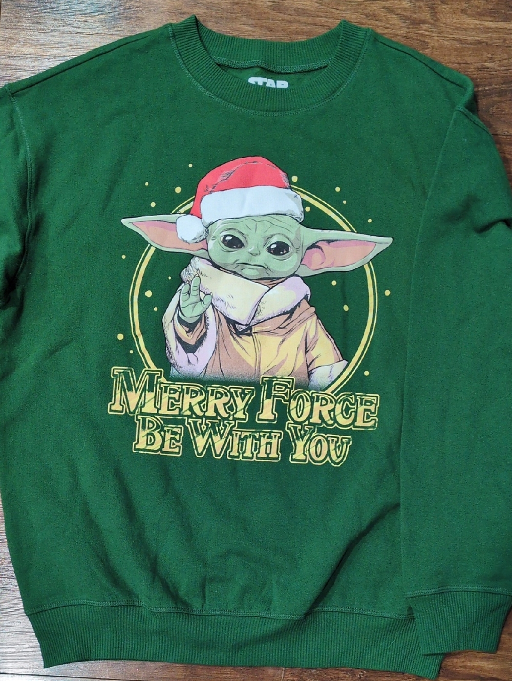 Star Wars Yoda Holiday Crew Neck Sweater